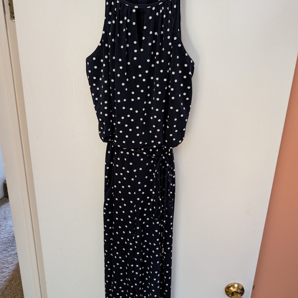 Polka Dot Sleeveless Jumper
